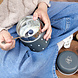 Lässig Snackbox Happy Prints - Midnight Blue Lässig Snackbox Happy Prints - Midnight Blue