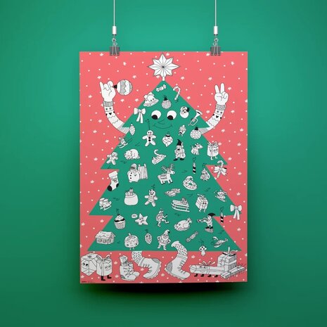 OMY Reuzenposter - Kerstboom OMY Reuzenposter - Kerstboom
