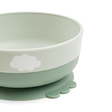 Done by Deer Foodie eerste maaltijdset Happy clouds Green Done by Deer Foodie eerste maaltijdset Happy clouds Green
