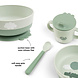 Done by Deer Foodie eerste maaltijdset Happy clouds Green Done by Deer Foodie eerste maaltijdset Happy clouds Green