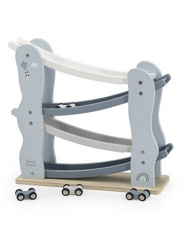 Label Label Auto glijbaan - Blauw Label Label Auto glijbaan - Blauw