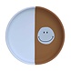 Lässig Siliconen bord - Happy Rascals, Smile Sky Blue Lässig Siliconen bord - Happy Rascals, Smile Sky Blue