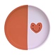 Lässig Siliconen bord - Happy Rascals, Heart Lavender Lässig Siliconen bord - Happy Rascals, Heart Lavender