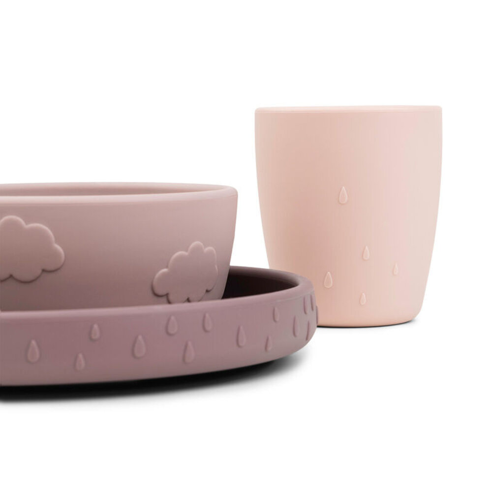 Done by Deer Stick&Stay dinner set Deer friends Powder Done by Deer Stick&Stay dinner set Deer friends Powder