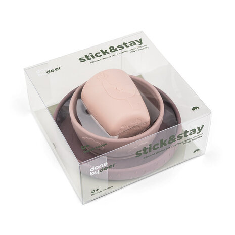 Done by Deer Stick&Stay dinner set Deer friends Powder Done by Deer Stick&Stay dinner set Deer friends Powder