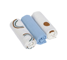 Lässig Multidoek Happy Rascals Smile 60x60cm (3pack) Lässig Multidoek Happy Rascals Smile 60x60cm (3pack)