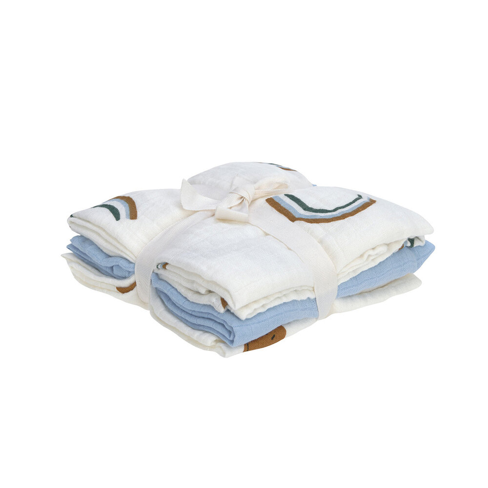 Lässig Multidoek Happy Rascals Smile 60x60cm (3pack)