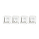 PartyDeco Ballon boxen BABY Wit (30 x 30 cm) PartyDeco Ballon boxen BABY Wit (30 x 30 cm)