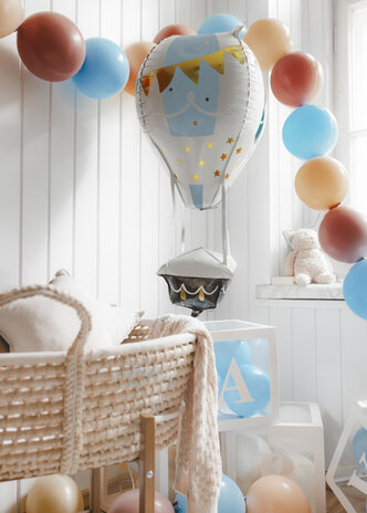PartyDeco Ballon boxen BABY Wit (30 x 30 cm) PartyDeco Ballon boxen BABY Wit (30 x 30 cm)