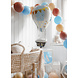 PartyDeco Ballon boxen BABY Wit (30 x 30 cm) PartyDeco Ballon boxen BABY Wit (30 x 30 cm)