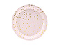 Bordjes Polka Dots Lichtroze (18 cm)