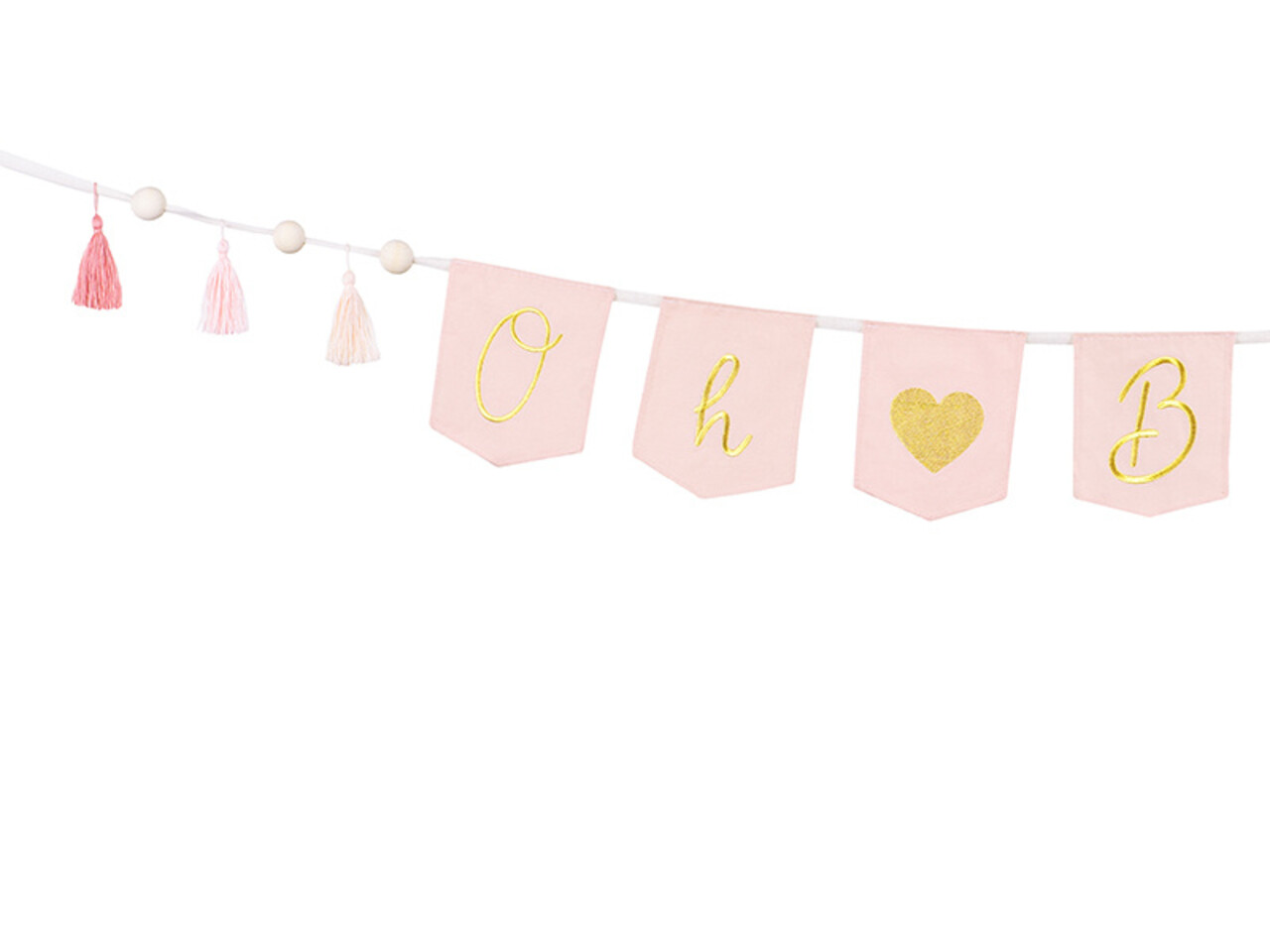 PartyDeco Slinger Oh Baby Babyshower Girl (2,5 m) PartyDeco Slinger Oh Baby Babyshower Girl (2,5 m)