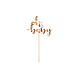 PartyDeco Taarttopper Oh Baby Rose Goud (1 st 25 cm) PartyDeco Taarttopper Oh Baby Rose Goud (1 st 25 cm)
