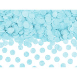 PartyDeco Confetti Cirkels Lichtblauw (15 g) PartyDeco Confetti Cirkels Lichtblauw (15 g)