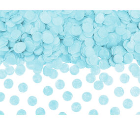 PartyDeco Confetti Cirkels Lichtblauw (15 g) PartyDeco Confetti Cirkels Lichtblauw (15 g)