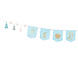 PartyDeco Slinger Oh Baby Boy (2,5 m) PartyDeco Slinger Oh Baby Boy (2,5 m)
