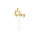 PartyDeco Taarttopper Oh Baby Goud (1 st 25 cm) PartyDeco Taarttopper Oh Baby Goud (1 st 25 cm)