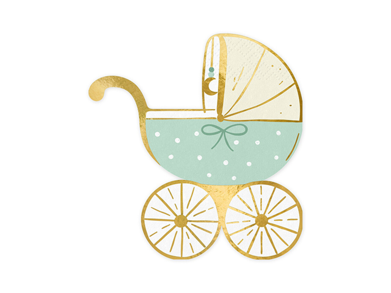 PartyDeco Servetten Blauw Babyshower Boy (20 st 14 x 15 cm) PartyDeco Servetten Blauw Babyshower Boy (20 st 14 x 15 cm)