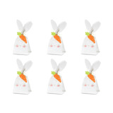 PartyDeco Snackdoosjes Pasen (6 st mix ± 7,5 x 9 x 22,5cm)