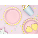 PartyDeco Bordjes Roze (6 st 18 cm) PartyDeco Bordjes Roze (6 st 18 cm)