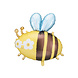 PartyDeco Folieballon Hommel (63,5 x 72 cm) PartyDeco Folieballon Hommel (63,5 x 72 cm)