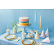 PartyDeco Bekertjes Blauw (6 st 220 ml) PartyDeco Bekertjes Blauw (6 st 220 ml)