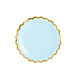 PartyDeco Bordjes Blauw (6 st 18 cm) PartyDeco Bordjes Blauw (6 st 18 cm)