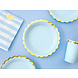 PartyDeco Bordjes Blauw (6 st 18 cm) PartyDeco Bordjes Blauw (6 st 18 cm)