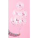 PartyDeco Ballon Confetti Stars Zilver (6st 30 cm) PartyDeco Ballon Confetti Stars Zilver (6st 30 cm)