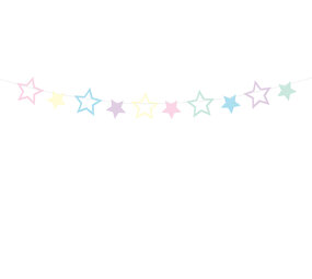 PartyDeco Slinger Unicorn Stars (1,4 m) PartyDeco Slinger Unicorn Stars (1,4 m)