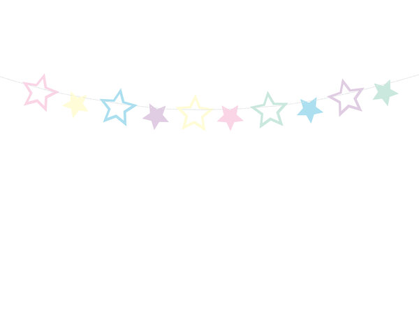 PartyDeco Slinger Unicorn Stars (1,4 m) PartyDeco Slinger Unicorn Stars (1,4 m)