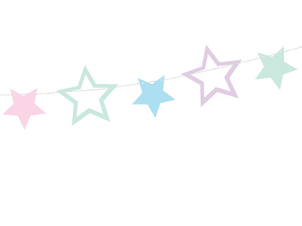 PartyDeco Slinger Unicorn Stars (1,4 m) PartyDeco Slinger Unicorn Stars (1,4 m)