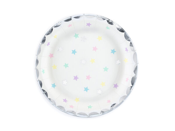 PartyDeco Bordjes Unicorn Stars (6 st 18 cm) PartyDeco Bordjes Unicorn Stars (6 st 18 cm)
