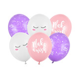 PartyDeco Ballon Unicorn (6 st mix 30 cm) PartyDeco Ballon Unicorn (6 st mix 30 cm)
