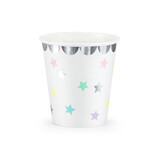 PartyDeco Bekertjes Unicorn Stars (6 st 180 ml) PartyDeco Bekertjes Unicorn Stars (6 st 180 ml)