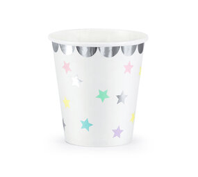 PartyDeco Bekertjes Unicorn Stars (6 st 180 ml) PartyDeco Bekertjes Unicorn Stars (6 st 180 ml)
