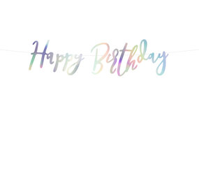 PartyDeco Slinger Happy Birthday (16,5 x 62 cm) PartyDeco Slinger Happy Birthday (16,5 x 62 cm)