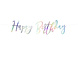 PartyDeco Slinger Happy Birthday (16,5 x 62 cm) PartyDeco Slinger Happy Birthday (16,5 x 62 cm)