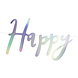 PartyDeco Slinger Happy Birthday (16,5 x 62 cm) PartyDeco Slinger Happy Birthday (16,5 x 62 cm)