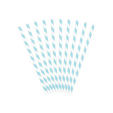 PartyDeco Rietjes Blauw/wit (10 st 19,5cm) PartyDeco Rietjes Blauw/wit (10 st 19,5cm)