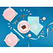 PartyDeco Rietjes Blauw/wit (10 st 19,5cm) PartyDeco Rietjes Blauw/wit (10 st 19,5cm)
