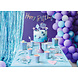 PartyDeco Rietjes Blauw/wit (10 st 19,5cm) PartyDeco Rietjes Blauw/wit (10 st 19,5cm)