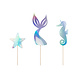 PartyDeco Taarttopper Zeemeermin (3 st mix 24,5 cm) PartyDeco Taarttopper Zeemeermin (3 st mix 24,5 cm)