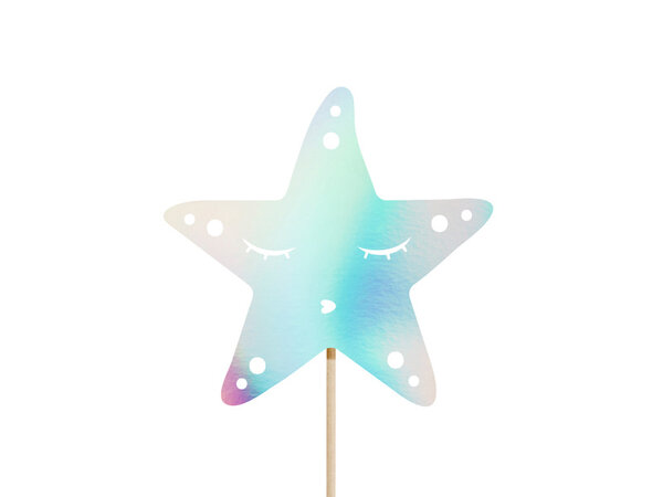 PartyDeco Taarttopper Zeemeermin (3 st mix 24,5 cm)