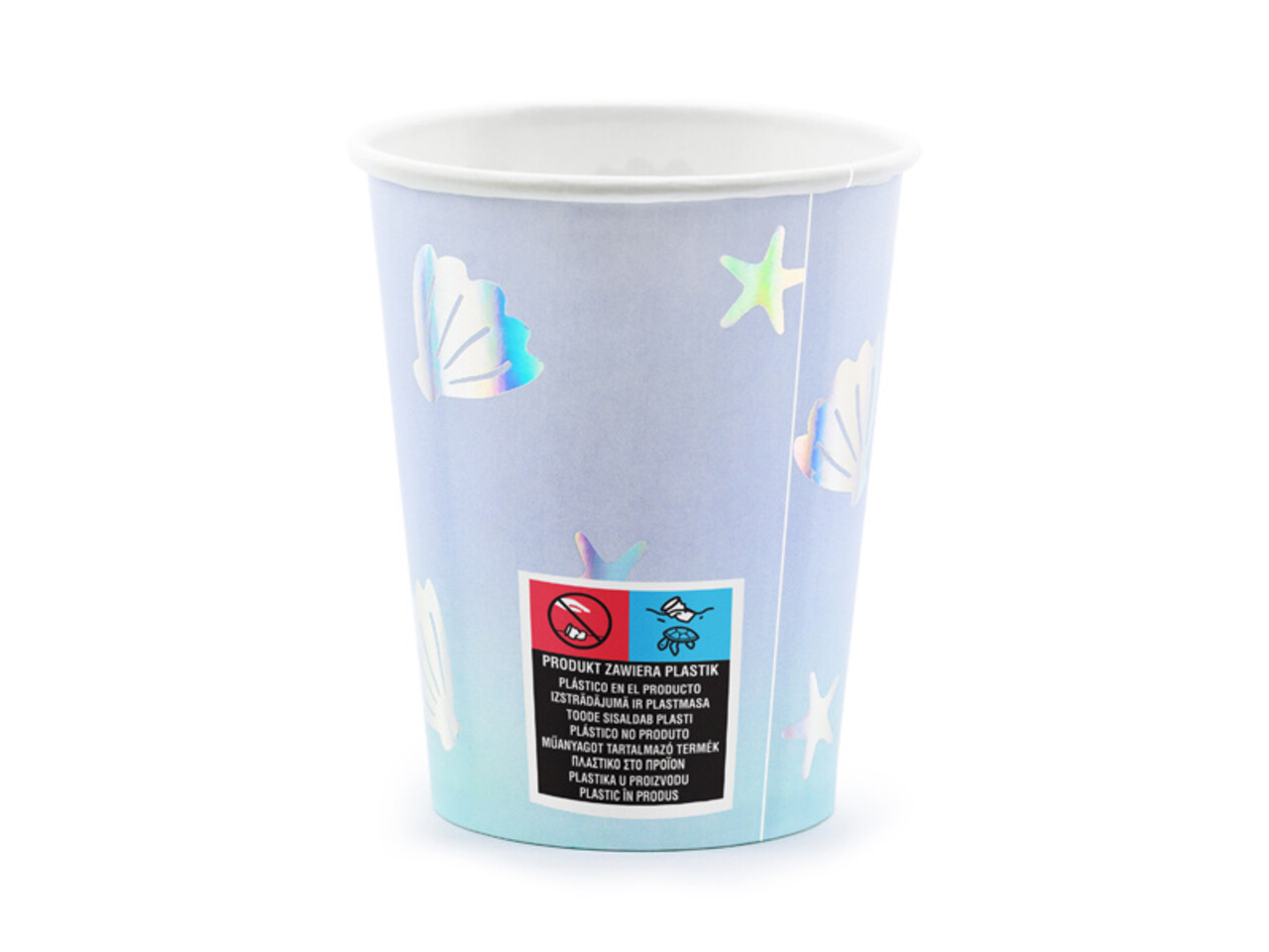 PartyDeco Bekertjes Zeemeermin (6 st 220 ml) PartyDeco Bekertjes Zeemeermin (6 st 220 ml)