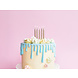 PartyDeco Taartkaarsjes goud (6 st 6 cm) PartyDeco Taartkaarsjes goud (6 st 6 cm)