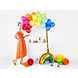 PartyDeco Taartkaarsjes goud (6 st 6 cm) PartyDeco Taartkaarsjes goud (6 st 6 cm)