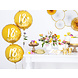 PartyDeco Taartkaarsjes goud (6 st 6 cm) PartyDeco Taartkaarsjes goud (6 st 6 cm)
