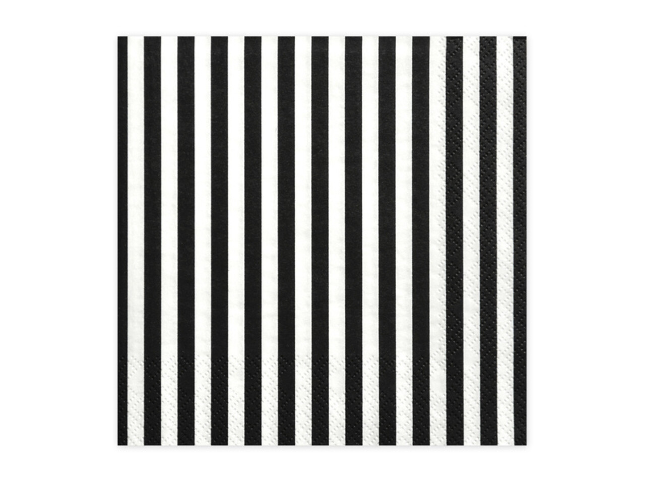 PartyDeco Servetten Zwart/wit (20 st 33 x 33 cm) PartyDeco Servetten Zwart/wit (20 st 33 x 33 cm)