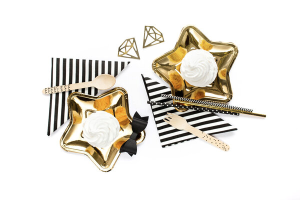 PartyDeco Servetten Zwart/wit (20 st 33 x 33 cm) PartyDeco Servetten Zwart/wit (20 st 33 x 33 cm)